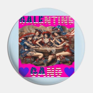 Galentines gang girls party Pin