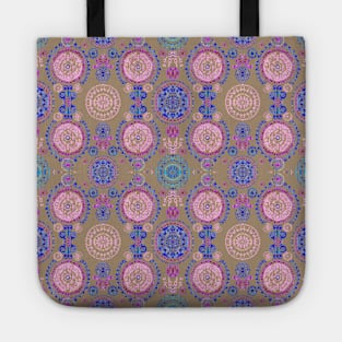 Ornamental decorative pattern geometric maya Tote