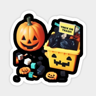 trick or trash Magnet