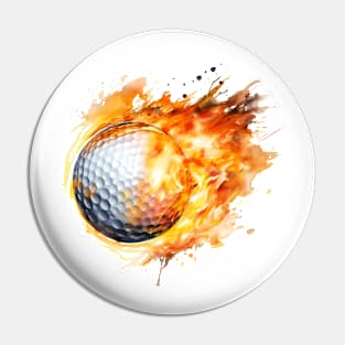 Flamming Golf Ball Pin