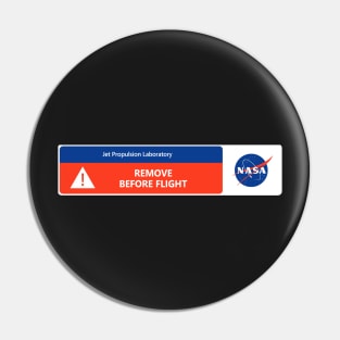 Remove before flight | Nasa Pin