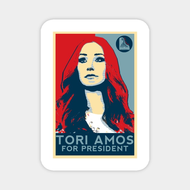 Tori Amos For President Magnet by damonthead