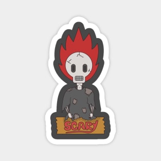 scary skeletons Magnet