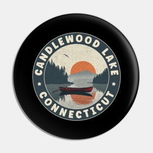 Candlewood Lake Connecticut Sunset Pin
