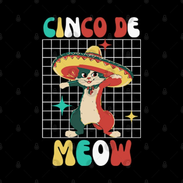 Cinco de Meow Cute Cinco De Mayo Cat Sombrero by Shopinno Shirts