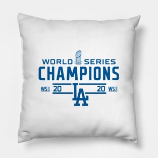 World series champions 2020 mode blue Pillow