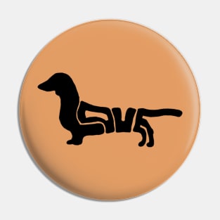 Dachshund Love Pin