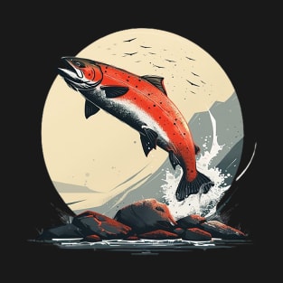 Jumping Salmon T-Shirt