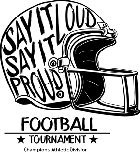 Say it Proud and loud Football jersey tshirt tees shirt Magnet