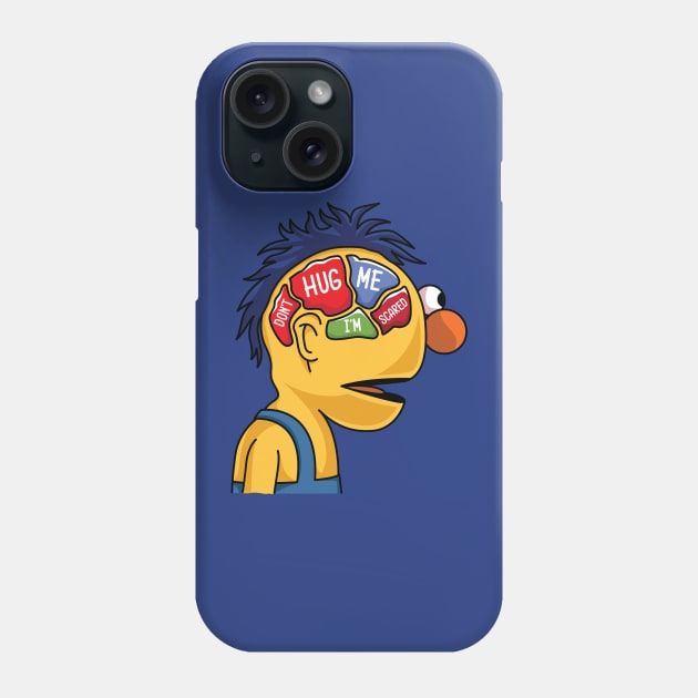 Don't Hug Me I'm Scared Phone Case by spacedowl