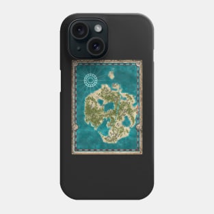 Pirate Adventure Map Phone Case