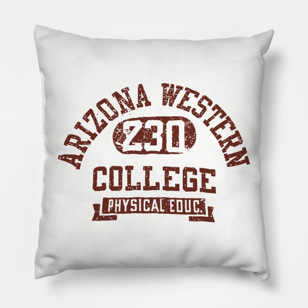 Vintage arizona western college 230 Pillow by ICO DECE