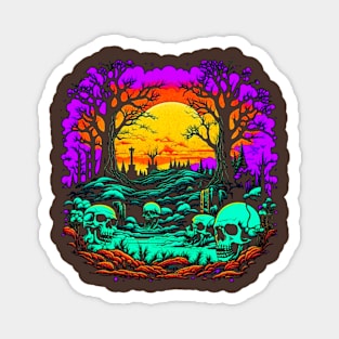 Psychedelic Graveyard of Skulls In The Sun, Macabre Magnet