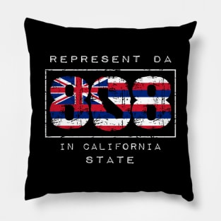 Rep Da 808 in California State by Hawaii Nei All Day Pillow