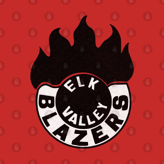 Defunct Elk Valley Blazers Hockey 1988 by LocalZonly