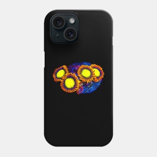 Mandarin Orange Zoanthid Art Phone Case