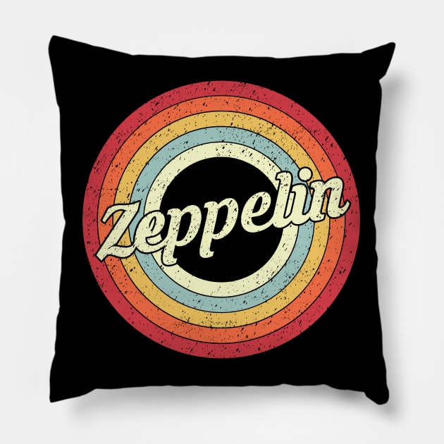 Zeppelin Vintage Pillow by Saamdibilquraniart