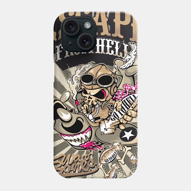 Escape from Hell Phone Case by mertkaratay