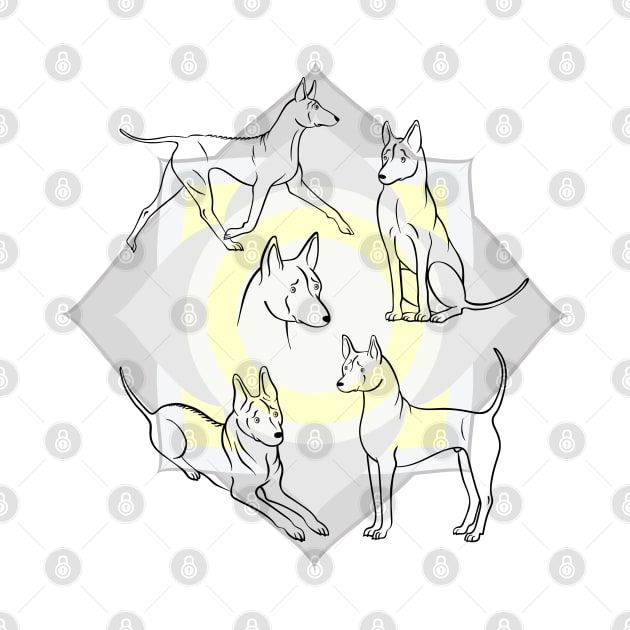 Thai Ridgeback Dogs by illucalliart