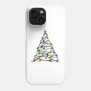 Light Christmas tree Phone Case