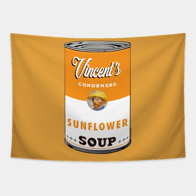 Sunflower Soup Tapestry by chilangopride