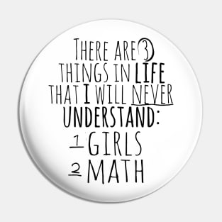 Women and Math Pin