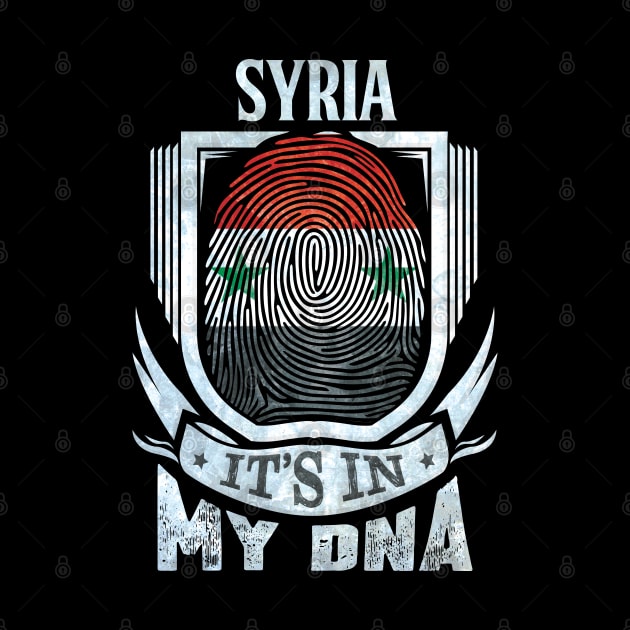 Syria It's In My DNA - Gift For Syrian With Syrian Flag Heritage Roots From Syria by giftideas