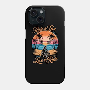 Ride to Live, Live to Ride | Bike Lovers Phone Case