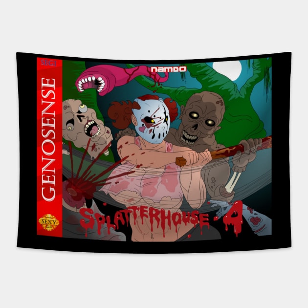 Splatterhouse 4 Tapestry by DRevStudios 