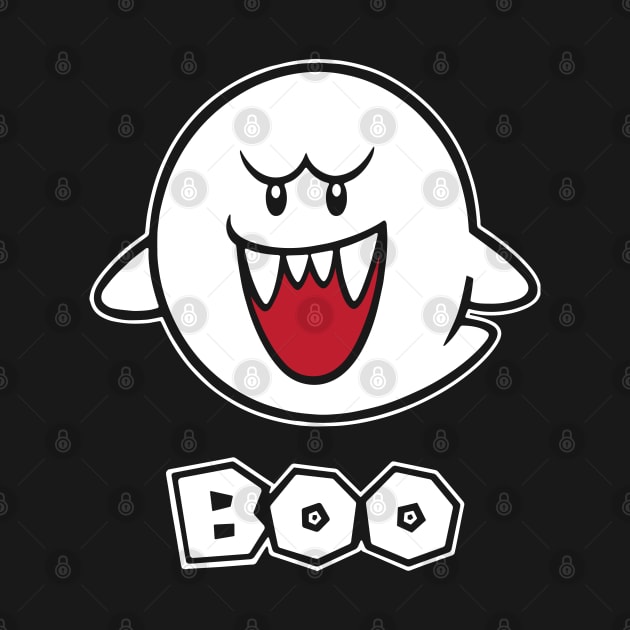 Boo! Spooky Halloween Ghost by SALENTOmadness