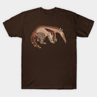 cheeky silky anteater hand drawn | Kids T-Shirt