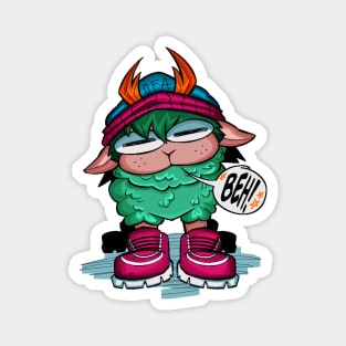 Broccoli Sheep Hero Magnet