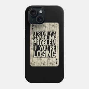 Texas Holdem Poker Player Casino Pot Gambling Playing Cards Phone Case