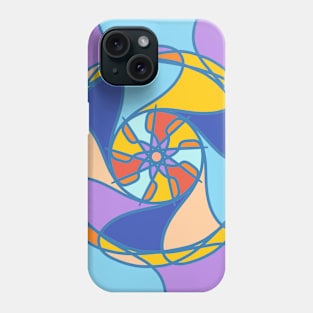 Colourful inspiration in blue and purple Phone Case