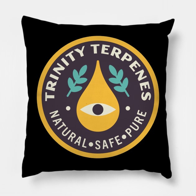 trinity terpenes natural safe pure Pillow by Logos by tosoon