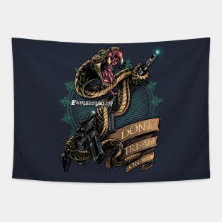 Snake and Rifle Tapestry