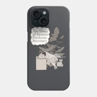 Goya. The Sleep of Reason Produces Monsters! Phone Case