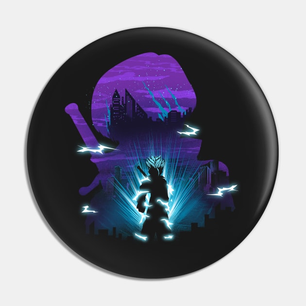 Future Skyline Pin by DANDINGEROZZ