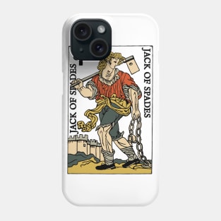 Character of Playing Cards Jack of Spades Phone Case