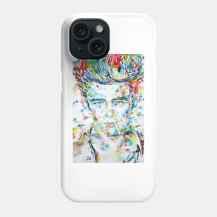 JAMES DEAN watercolor portrait .1 Phone Case