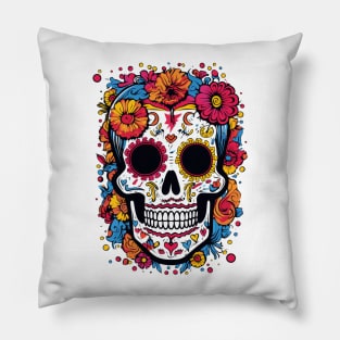 Calavera Skull Pillow