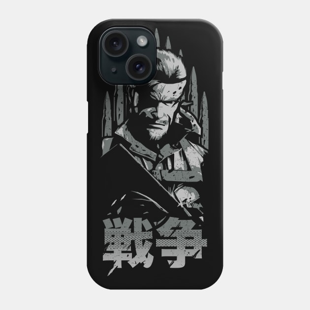 WAR (Distressed ashes) Phone Case by demonigote