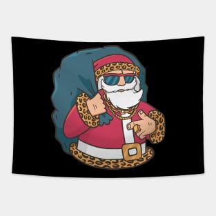 RAPPER SANTA Tapestry