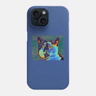 Blue Kitty Phone Case