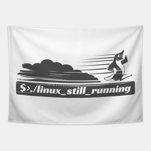 Linux Still Running Tapestry by sketchtodigital