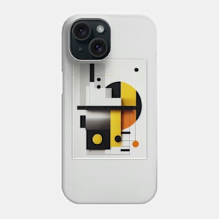 Bauhaus movement artwork Phone Case