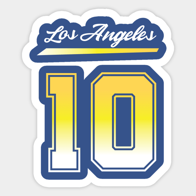 Cooper Kupp Jersey Shirt - Los Angeles Rams - Sticker