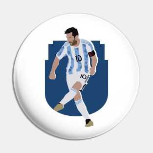 Lionel Messi Argentina Captain Copa America Pin