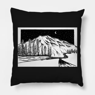 Mt. Bachelor Pillow