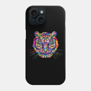 Colourful Tiger Aesthetic Phone Case